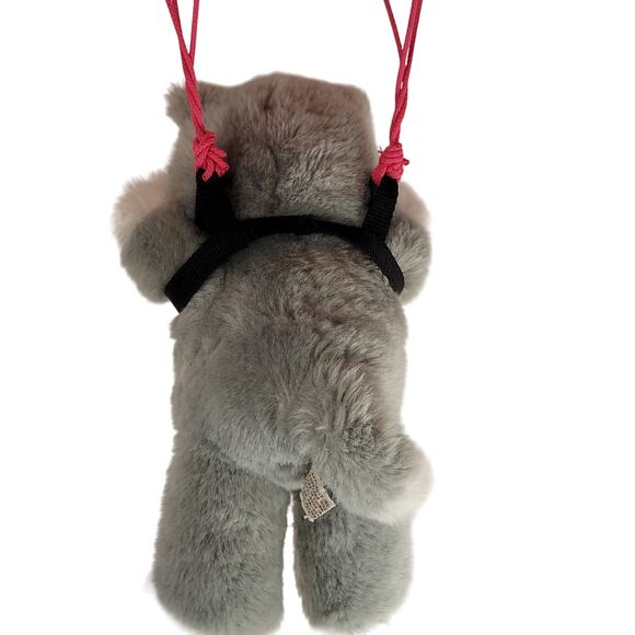 Paratroopers Plush Cat Toy, Colorful Parachute 12" Stuffed Animal Plushie VTG - Picture 14 of 16